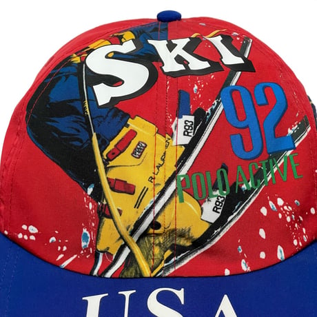 POLO RALPHLAUREN　"SKI 92" LONGBILL CAP