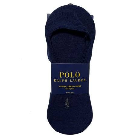 3P POLO RALPHLAUREN　COVER SOCKS (NAVY)