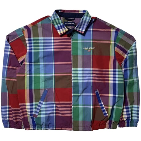 POLO SPORT RALPHLAUREN　"MADRAS" WINDBREAKER