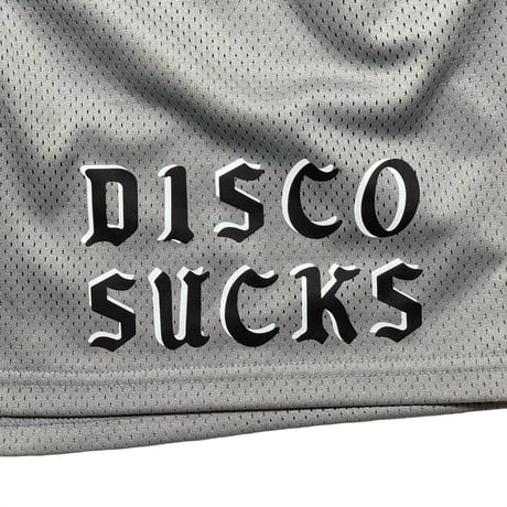 A-1 CLOTHING　"DISCO SUCKS" MESH SHORTS