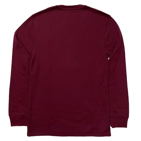 POLO RALPHLAUREN　THERMAL L/S Tee (BARGUNDY)