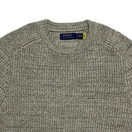POLO RALPHLAUREN　"WARM GREY" SWEATER