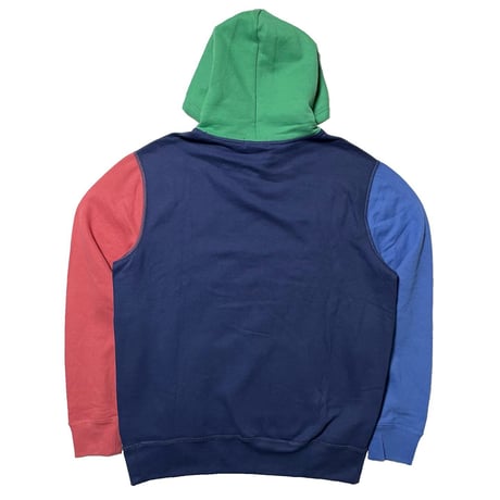 POLO RALPHLAUREN　"COLOR BLOCK" LINING HOODIE