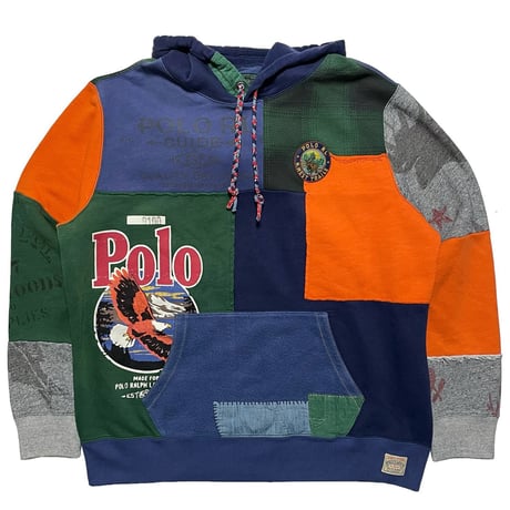 POLO COUNTRY RALPHLAUREN　"PATCH WORK" HOODIE
