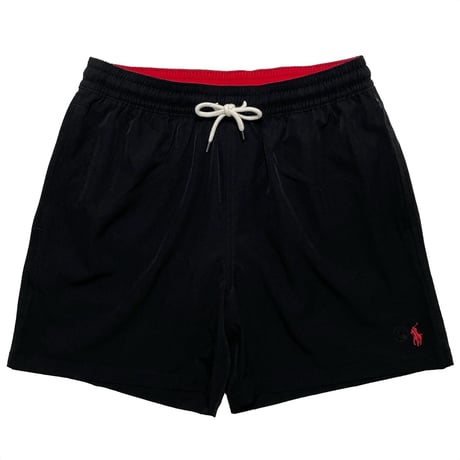 POLO RALPHLAUREN　 "INNER COLOR" SWIM SHORTS (BLACK)