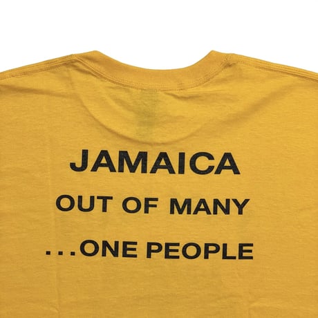 M.V.P.　 "JAMAICA" S/S TEE (GOLD/GREEN)