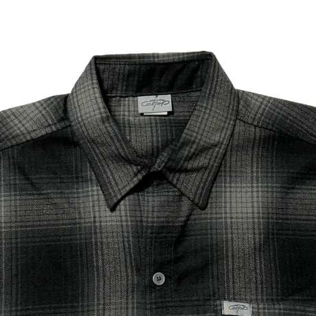 CALTOP　"OMBRE CHECK" FLANNEL SHIRT