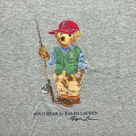 POLO RALPHLAUREN　"FISHING BEAR" S/S TEE