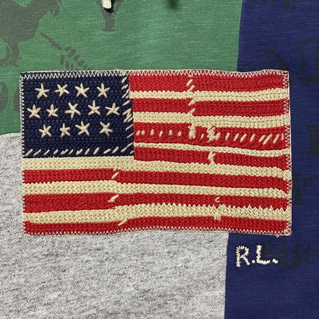 POLO COUNTRY RALPHLAUREN　"PATCH WORK" HOODIE