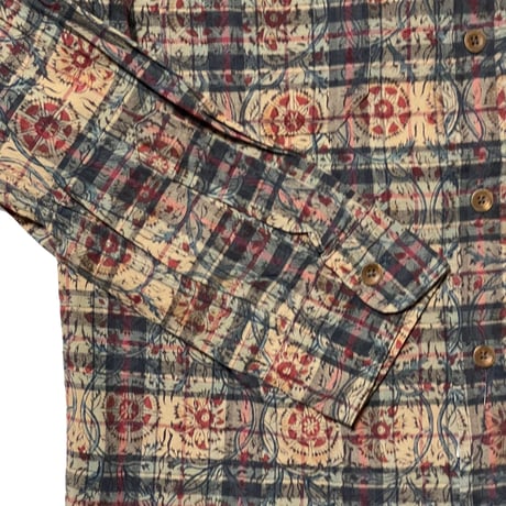 POLO RALPHLAUREN　"MADRAS PRINT" L/S SHIRT