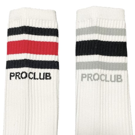 PRO CLUB　STRIPE CREW SOCK