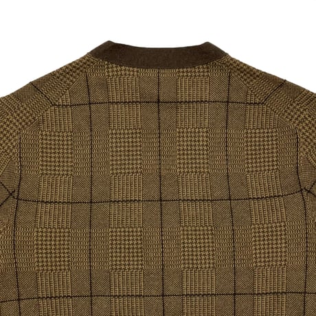 POLO RALPHLAUREN　"GLEN CHECK" CARDIGAN