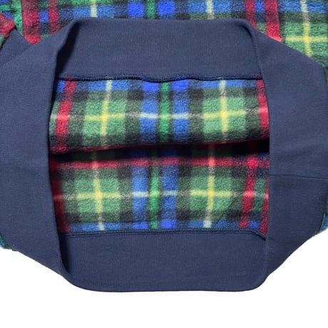 POLO RALPHLAUREN　"PLAID" FLEECE HOODIE