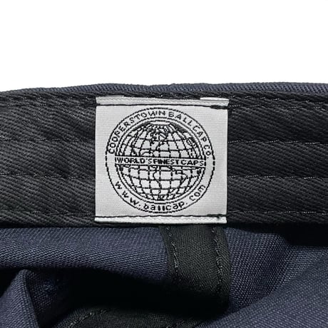COOPERSTOWN BALL CAP （別注） "P EMBROIDERY" BASEBALL CAP (NAVY)