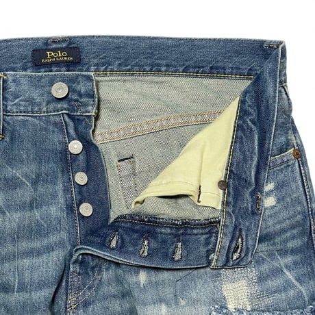 POLO RALPHLAUREN　 "PATCHWORK REPAIR" DENIM PANTS