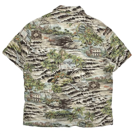 POLO RALPHLAUREN　"BEACH PRINT" ALOHA SHIRT