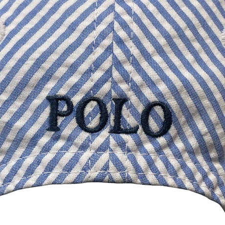 POLO RALPHLAUREN　"SEER SUCKER" 6 PANEL CAP