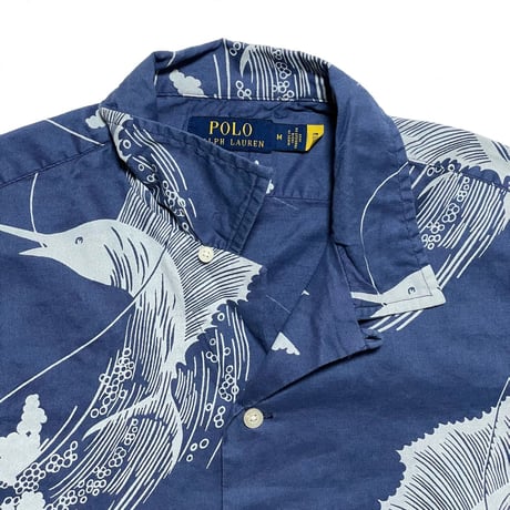 POLO RALPHLAUREN　"FISHING" ALOHA SHIRT