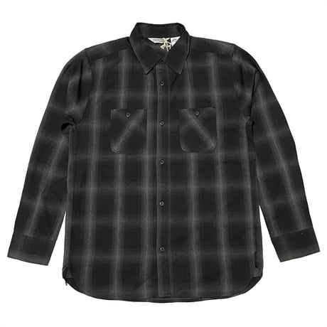 FIVE BROTHER　WORK SHIRT　GREY OMBRE