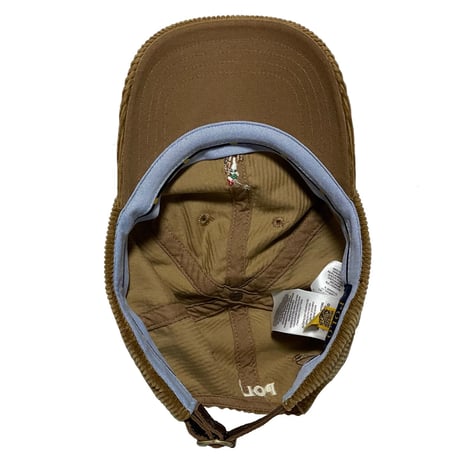 POLO RALPHLAUREN　"CORDUROY" CLASSIC BASEBALL CAP (BROWN)