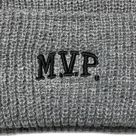 "MVP" KNIT CAP　GREY