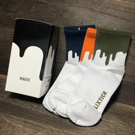 LIXTICK　DRIP SOCKS 3PACK (3rd)