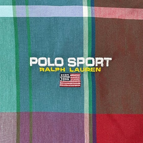 POLO SPORT RALPHLAUREN　"MADRAS" WINDBREAKER