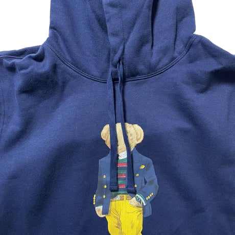 POLO RALPHLAUREN　"POLO BEAR" PULL OVER HOODIE (NAVY)