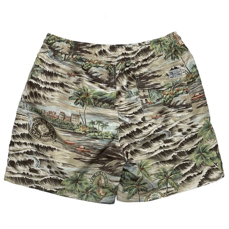 POLO RALPHLAUREN　"BEACH PRINT" SWIM SHORTS