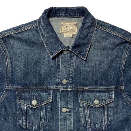 POLO RALPHLAUREN　"FADED DENIM" TRUKER JACKET