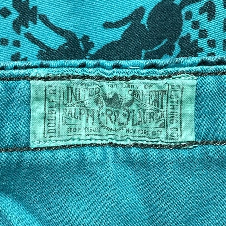 RRL RALPHLAUREN　"WESTERN PRINT" MOLESKIN WORKSHIRT