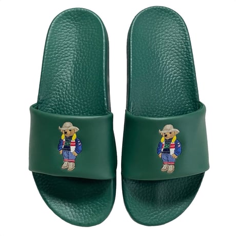POLO RALPHLAUREN　"POLO BEAR" GREEN SANDALS