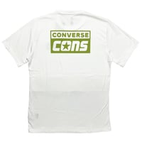 CONVERSE　"CONS" LOGO S/S TEE (海外限定/WHITE)
