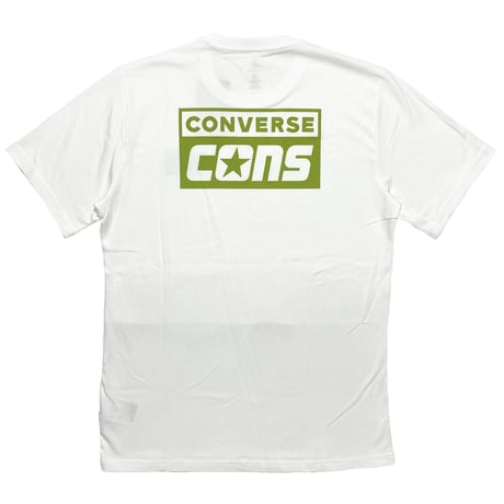 CONVERSE　"CONS" LOGO S/S TEE (海外限定/WHITE)