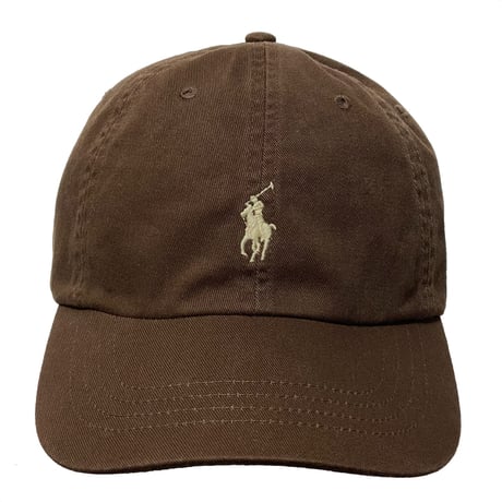 POLO RALPHLAUREN　CLASSIC BASEBALL CAP (CHOCOLATE BROWN)