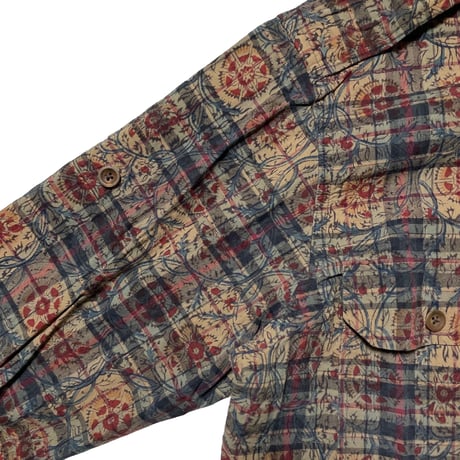 POLO RALPHLAUREN　"MADRAS PRINT" L/S SHIRT