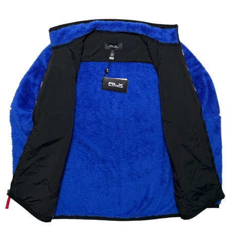 RLX RALPHLAUREN　"HIGH-PILE" FLEECE JACKET