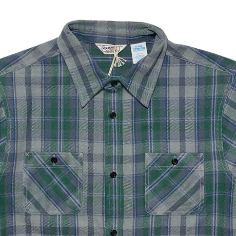FIVE BROTHER　 "GREEN CHECK" HEAVY WORK SHIRTS