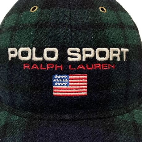 POLO SPORT RALPHLAUREN　"BLACK WATCH" WOOL CAP