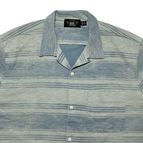 RRL RALPHLAUREN　"STRIPE" CAMP SHIRT