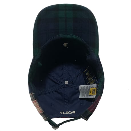 POLO RALPHLAUREN　"OX.FORD CHECK" BASEBALL CAP
