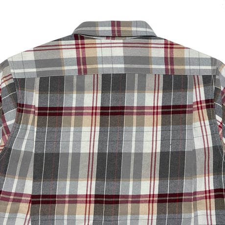 FIVE BROTHER　 "GRAY CHECK" HEAVY FLANNEL WORK SHIRT