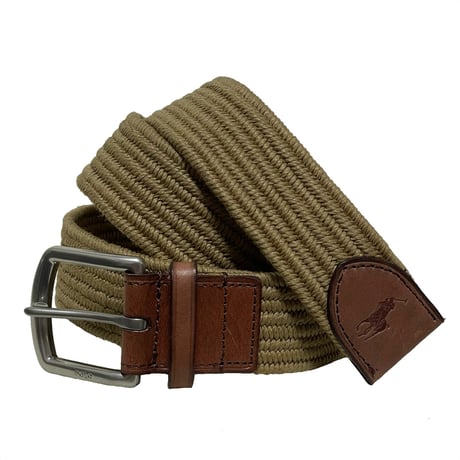 POLO RALPHLAUREN　"STRETCH" BRAIDED BELT