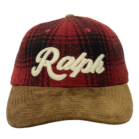 POLO RALPHLAUREN　"SUEDE BILL" BASEBALL CAP