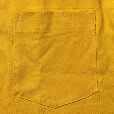 CAMBER　"MAX-WEIGHT/YELLOW" POCKET S/S TEE