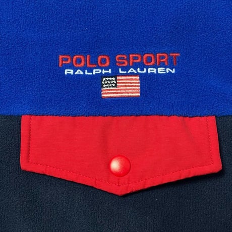 POLO SPORT RALPHLAUREN　"PULL-OVER" FLEECE JACKET