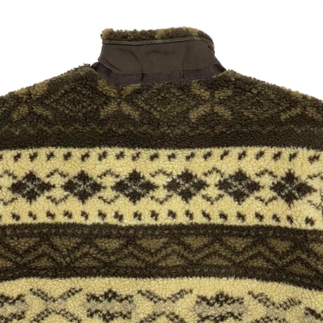 POLO RALPHLAUREN　"NATIVE PATTERN" HI-PILE FLEECE JACKET