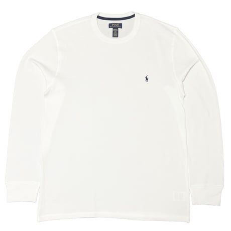 POLO RALPHLAUREN　THERMAL L/S Tee. WHITE