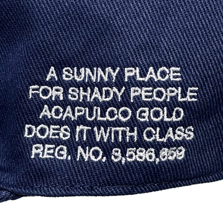 ACAPULCO GOLD　 "NY LOGO" 6PANEL CAP (NAVY)