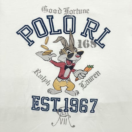 POLO RALPHLAUREN　"RABBIT" GRAPHIC S/S TEE